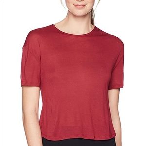 NEW ALO YOGA Entwine Short Sleeve Top Size S